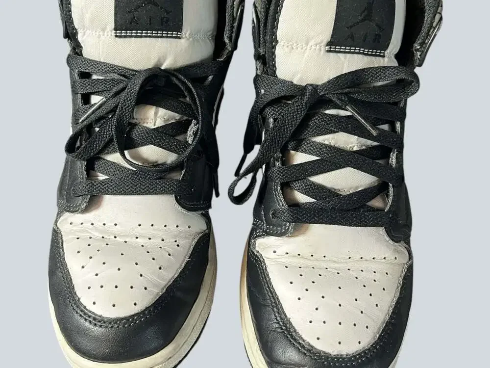 Air Jordan 1 Mid SE GS Panda Elephant FB9909-001 Youth Size 6Y